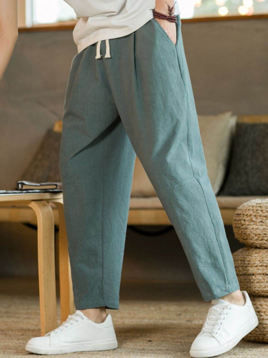 Plus Drawstring Pants with Pockets - Purcell's Clothing Company