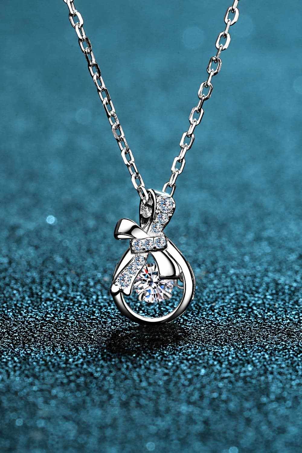 Moissanite 925 Sterling Silver Necklace - Purcell's Clothing Company