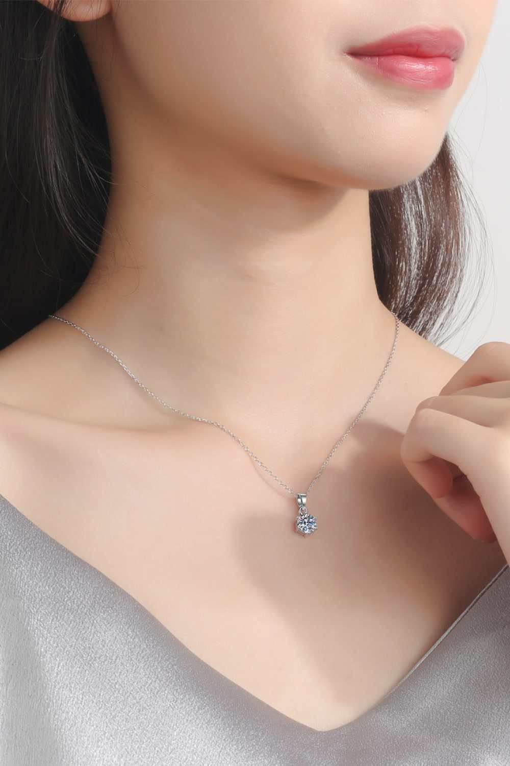Adored Get What You Need Moissanite Pendant Necklace - Purcell's Clothing Company