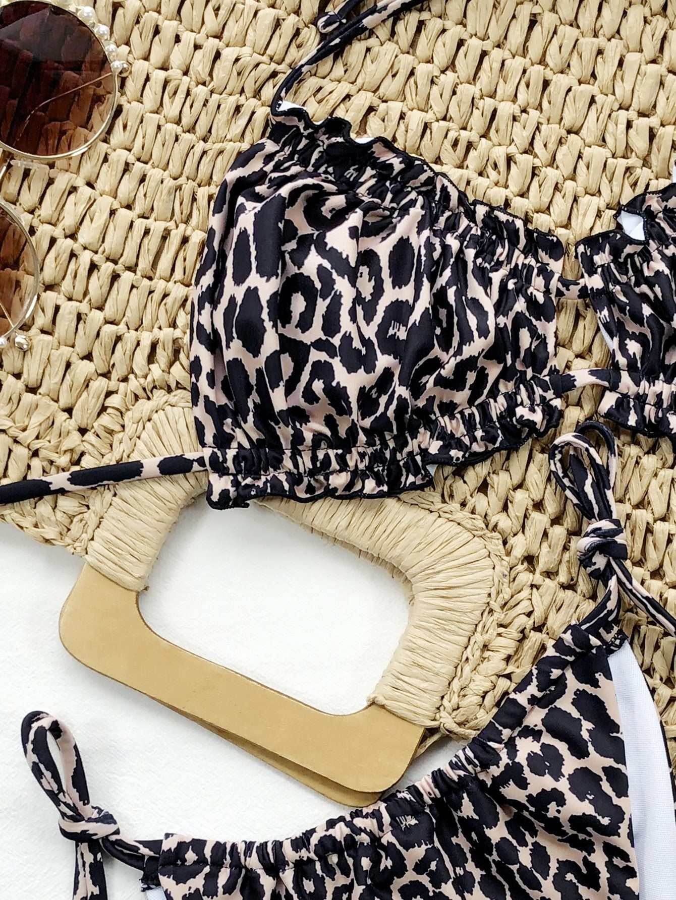 Frill Trill Halter Neck Bikini Set - Purcell's Clothing Company