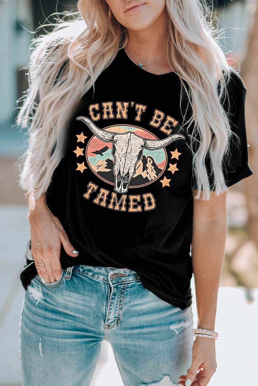 CAN'T BE TAMED Graphic Short Sleeve Tee - Purcell's Clothing Company