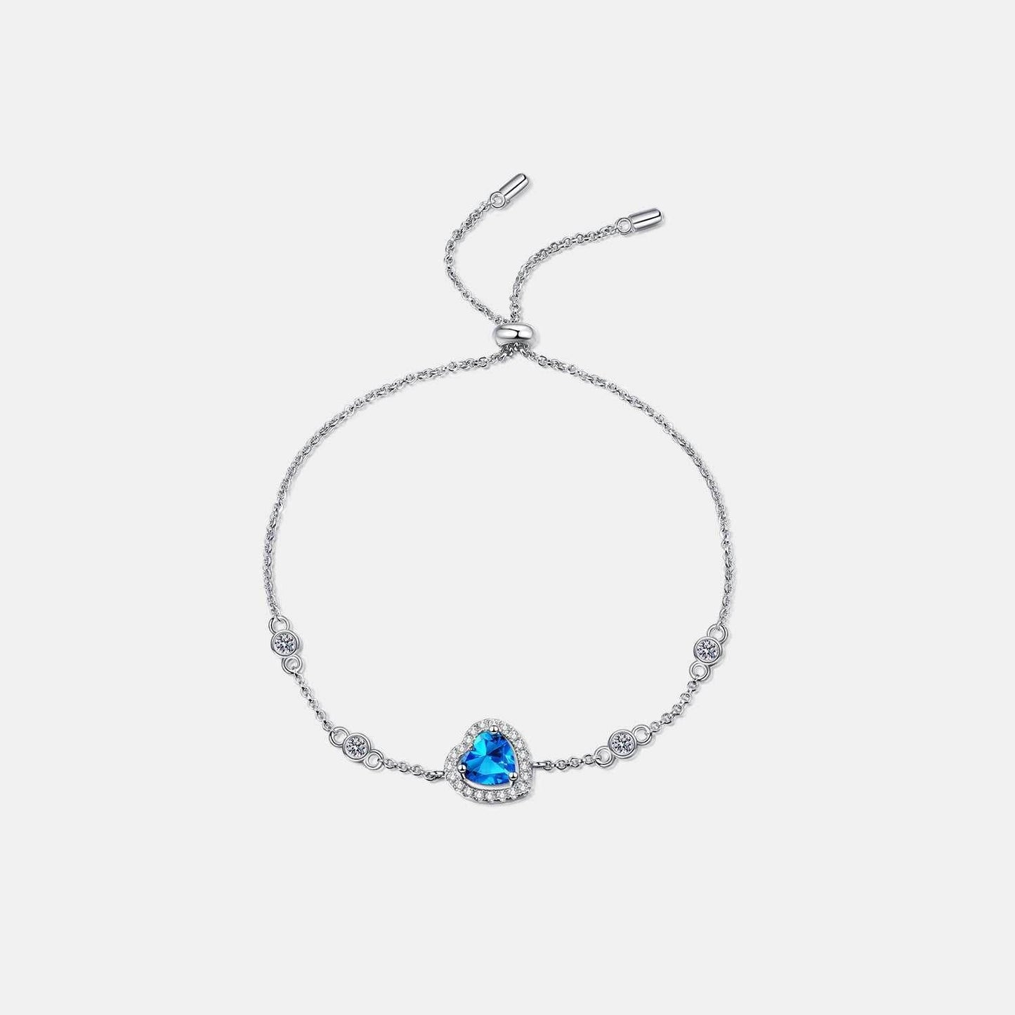 1 Carat Moissanite 925 Sterling Silver Bracelet - Purcell's Clothing Company