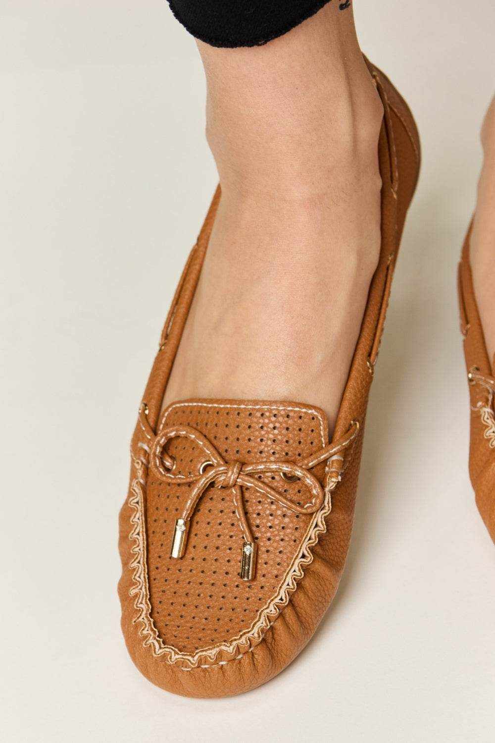 Forever Link Bow Decor Flat Loafers - Purcell's Clothing Company