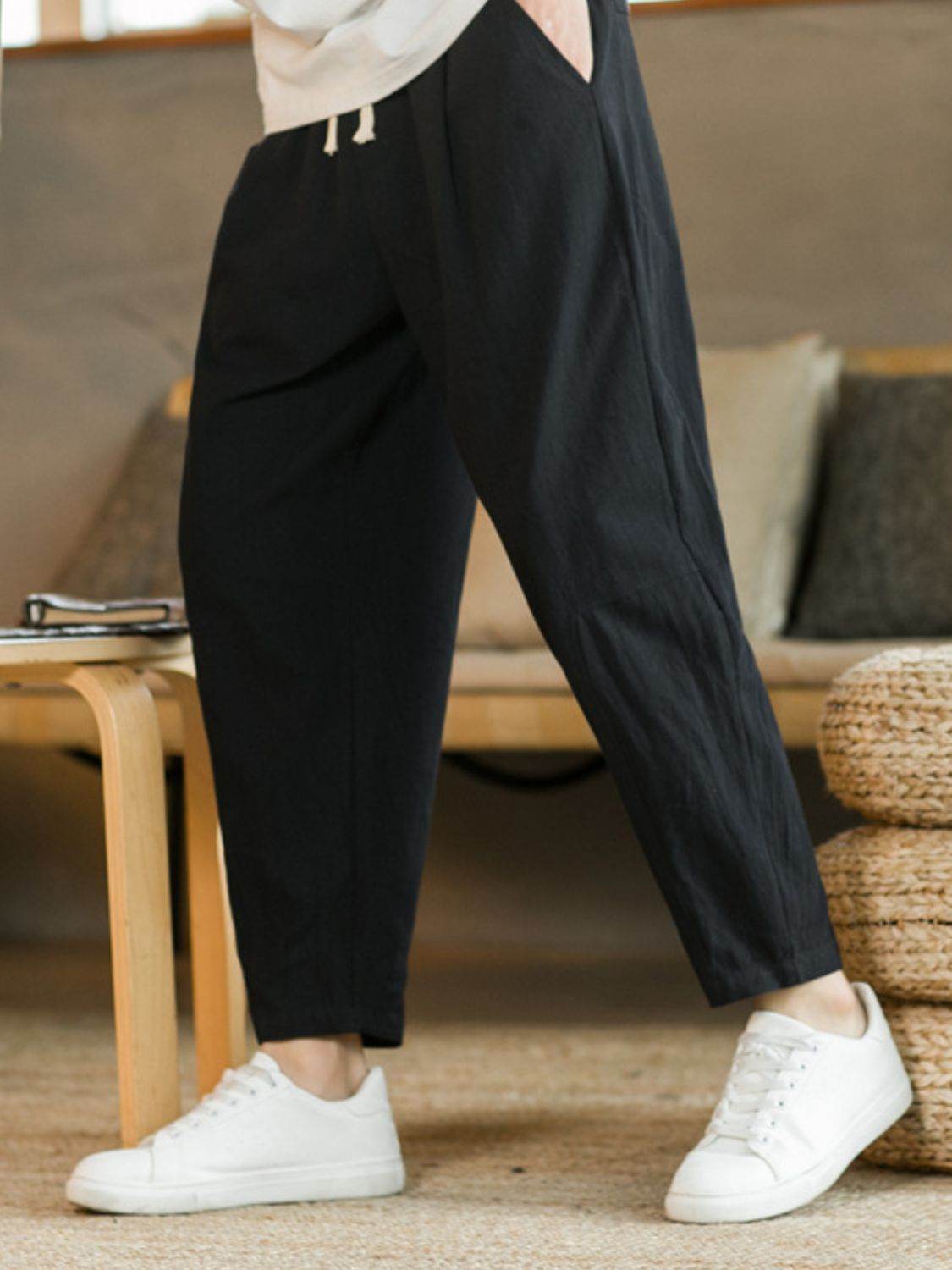 Plus Drawstring Pants with Pockets - Purcell's Clothing Company