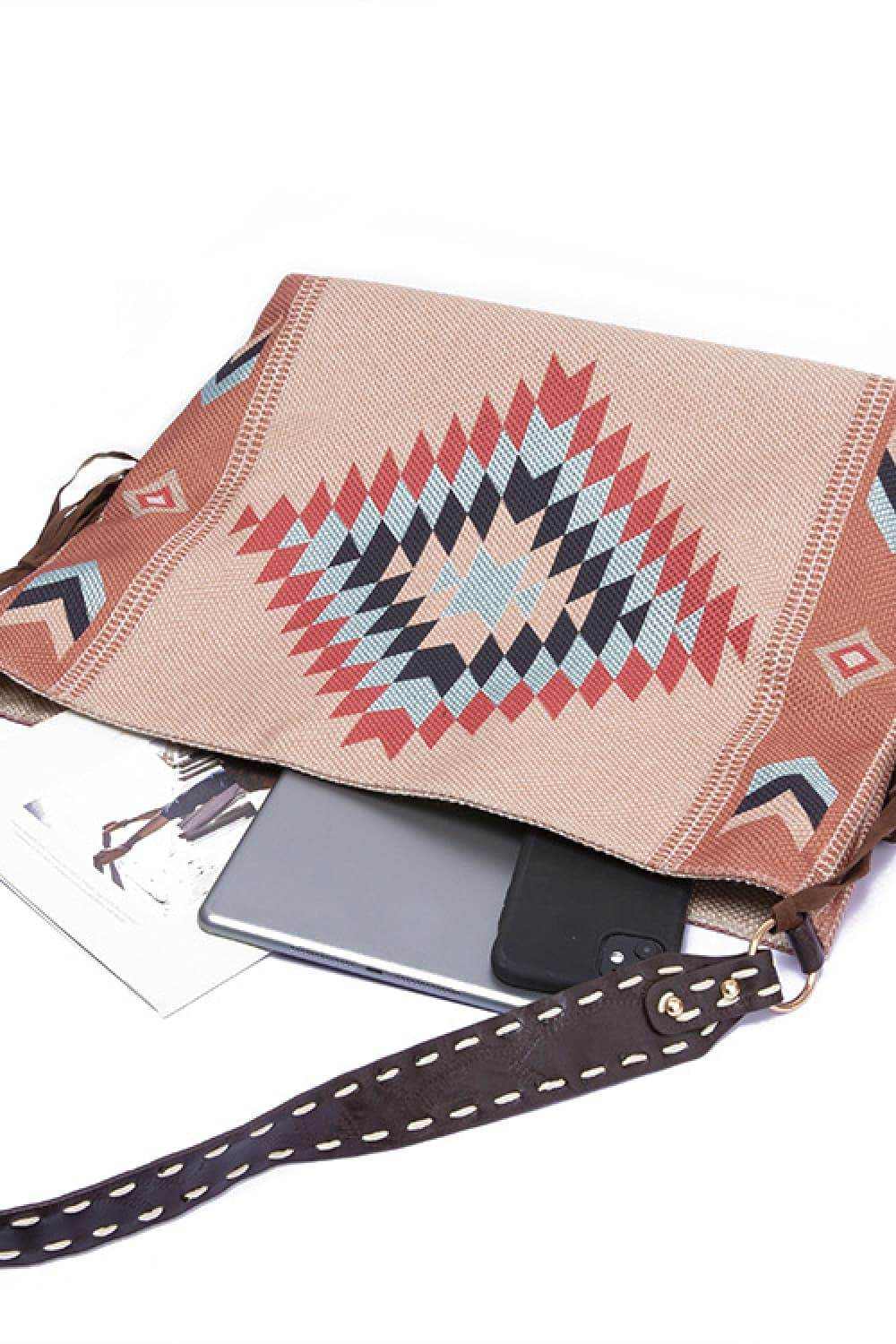 Geometric Canvas Tote Bag - Purcell's Clothing Company
