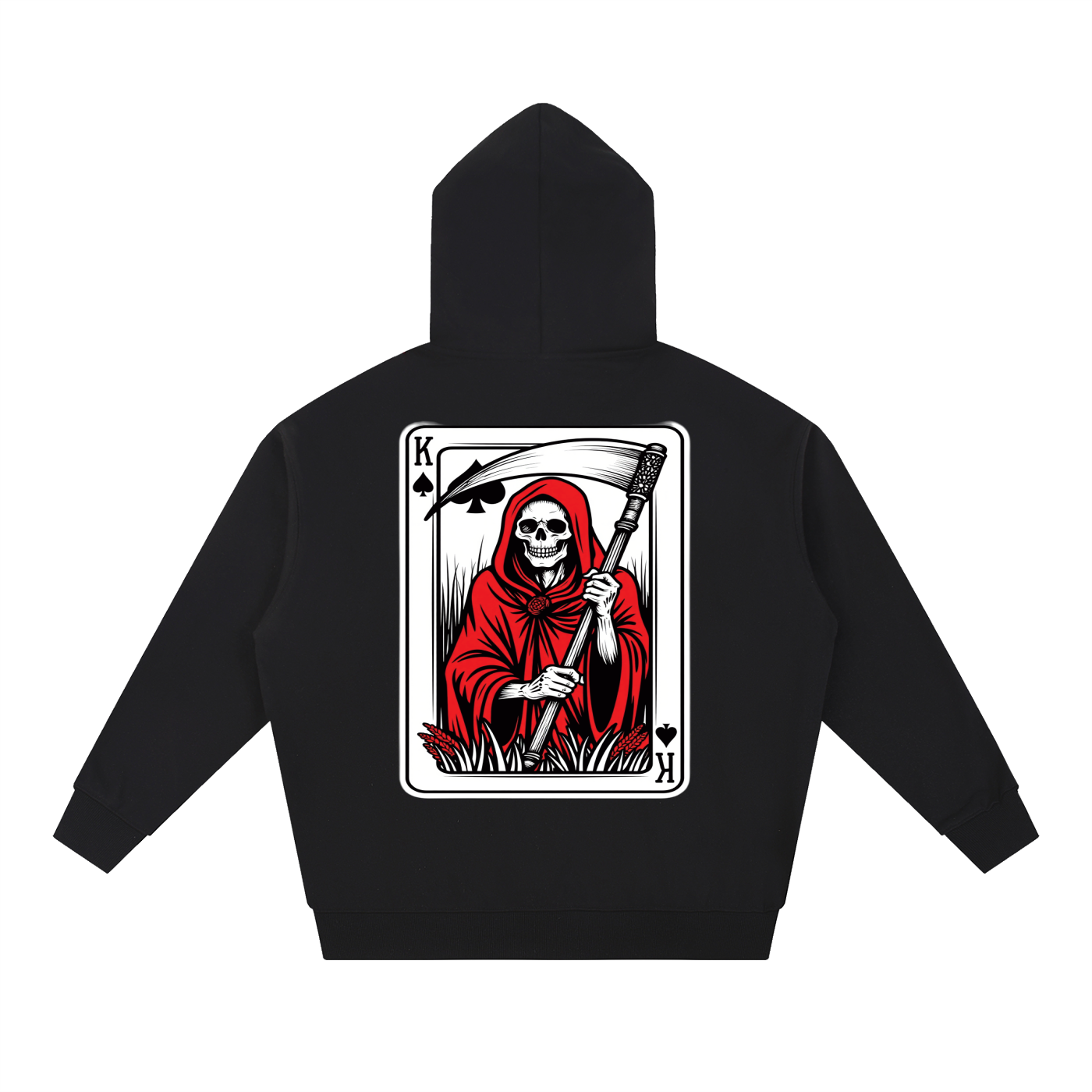 Death Holds No Favorites Essential Heavyweight Hoodie (UNISEX)