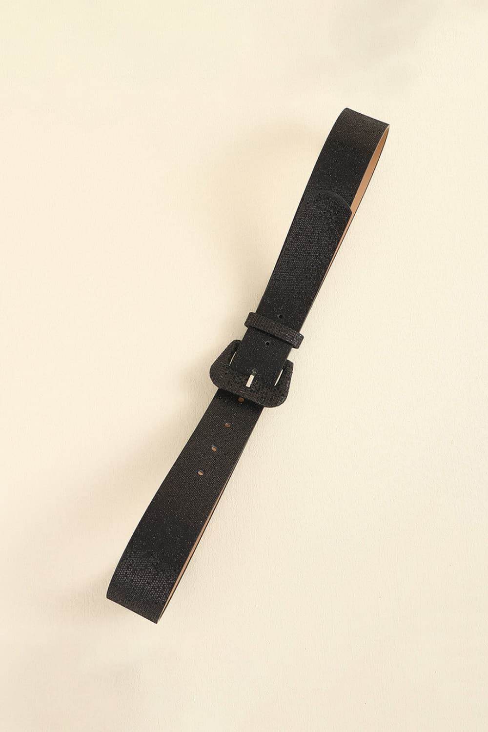 Glitter PU Leather Belt - Purcell's Clothing Company