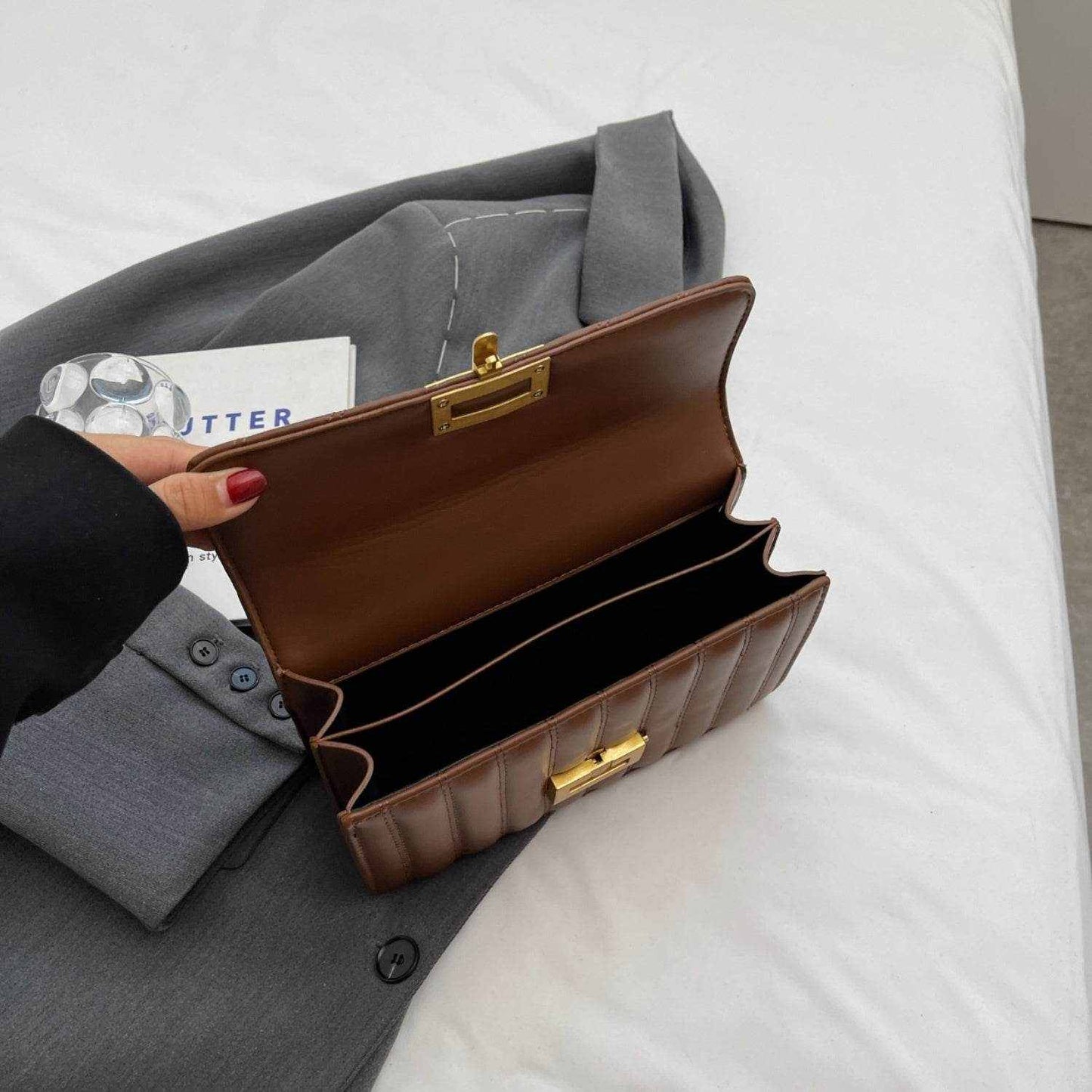 PU Leather Crossbody Bag - Purcell's Clothing Company