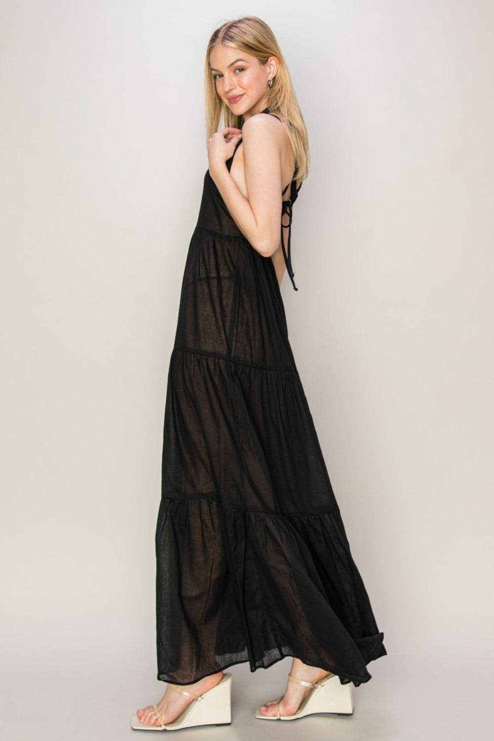 HYFVE Halter Neck Cover Up Maxi Dress - Purcell's Clothing Company