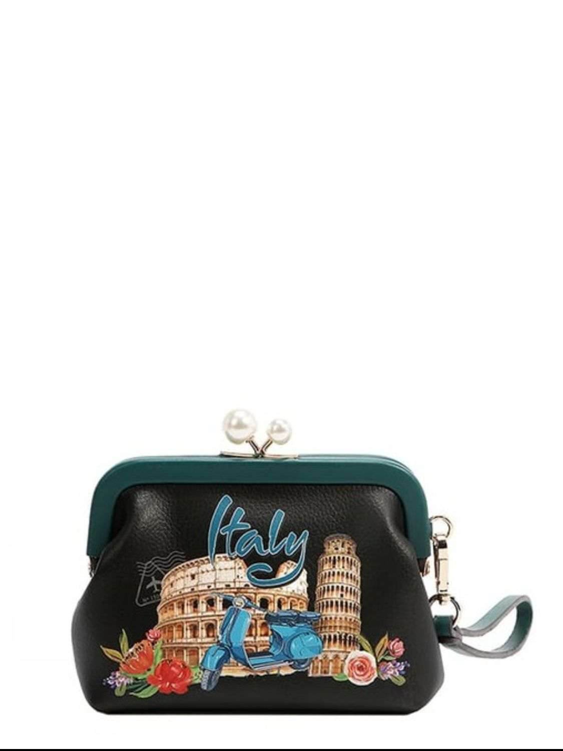 Nicole Lee USA Chelsea Pearl Kiss-Lock Coin Purse - Purcell's Clothing Company