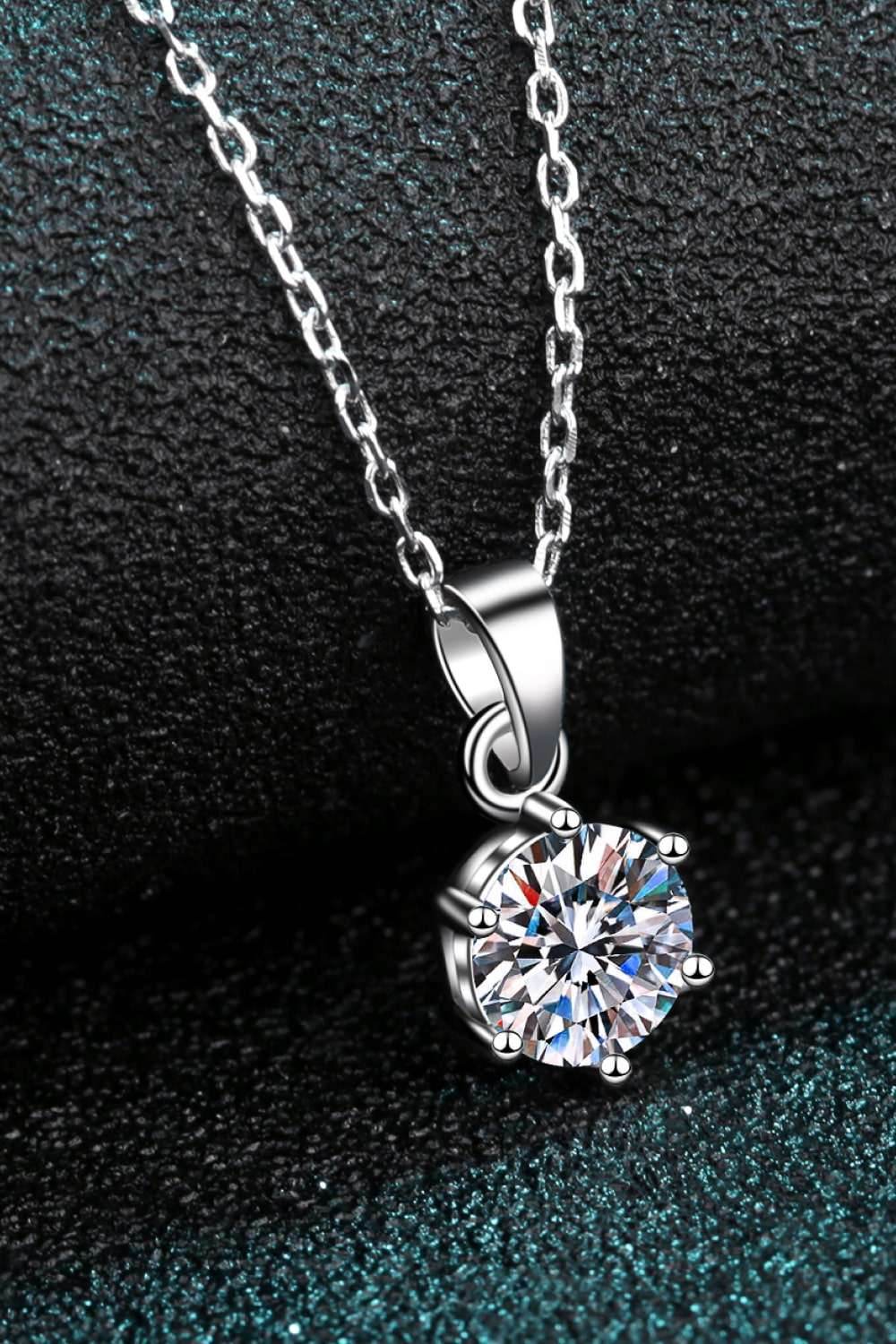 Adored Get What You Need Moissanite Pendant Necklace - Purcell's Clothing Company