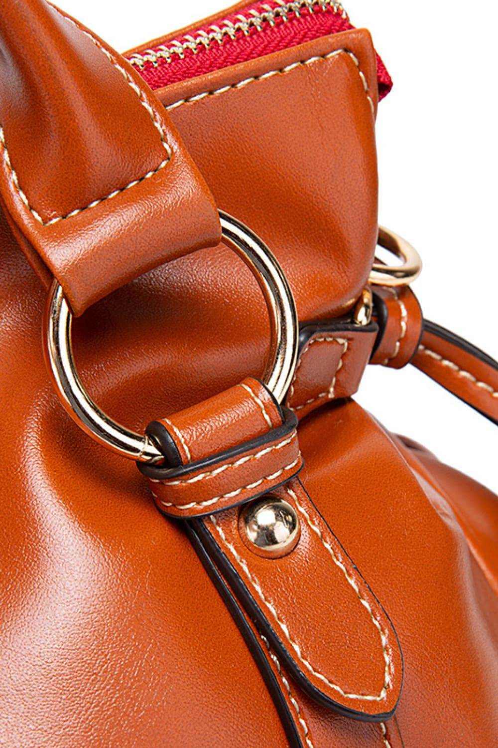 PU Leather Handbag with Tassels - Purcell's Clothing Company