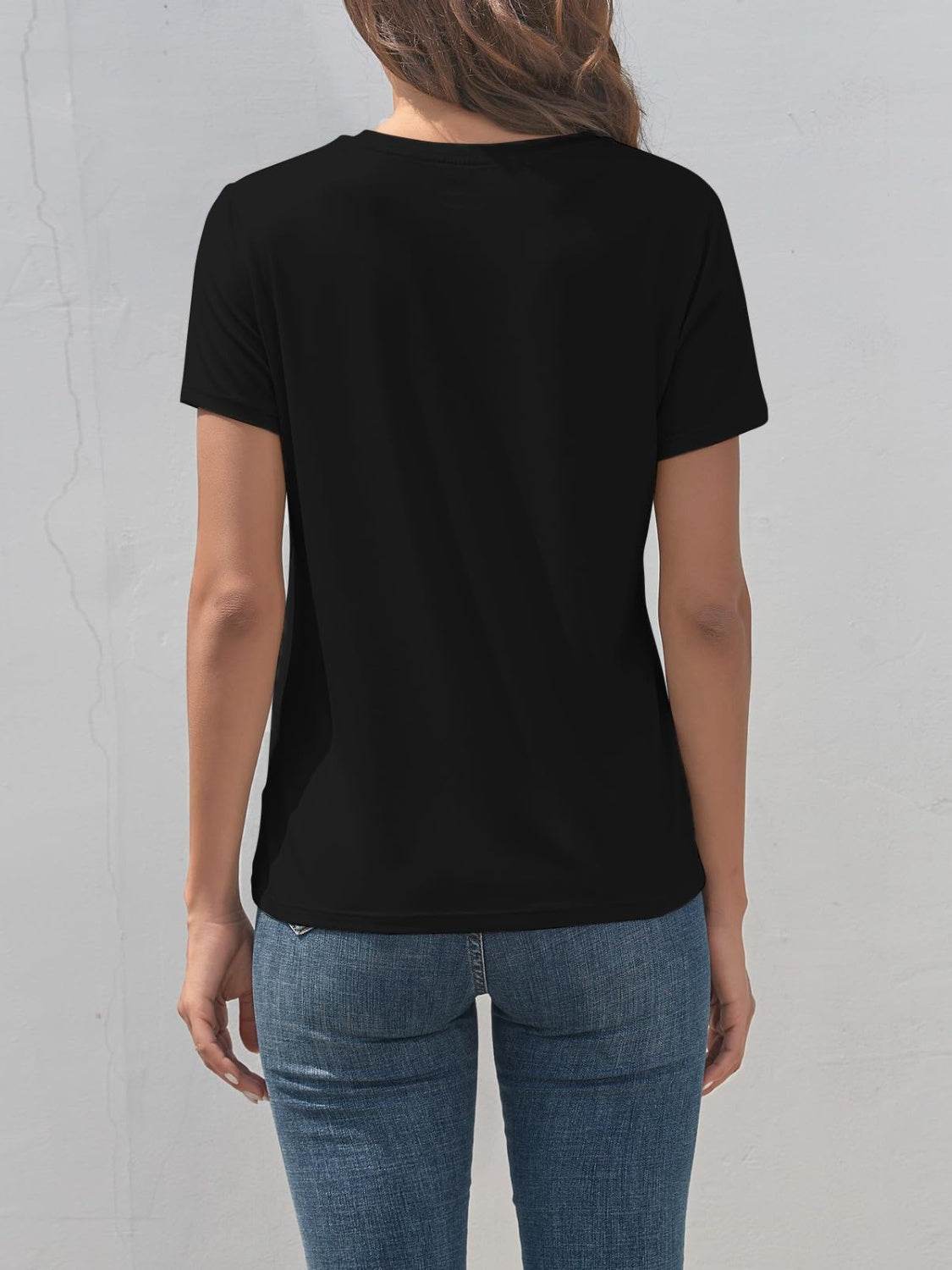 Cross Graphic Round Neck T-Shirt - Purcell's Clothing Company