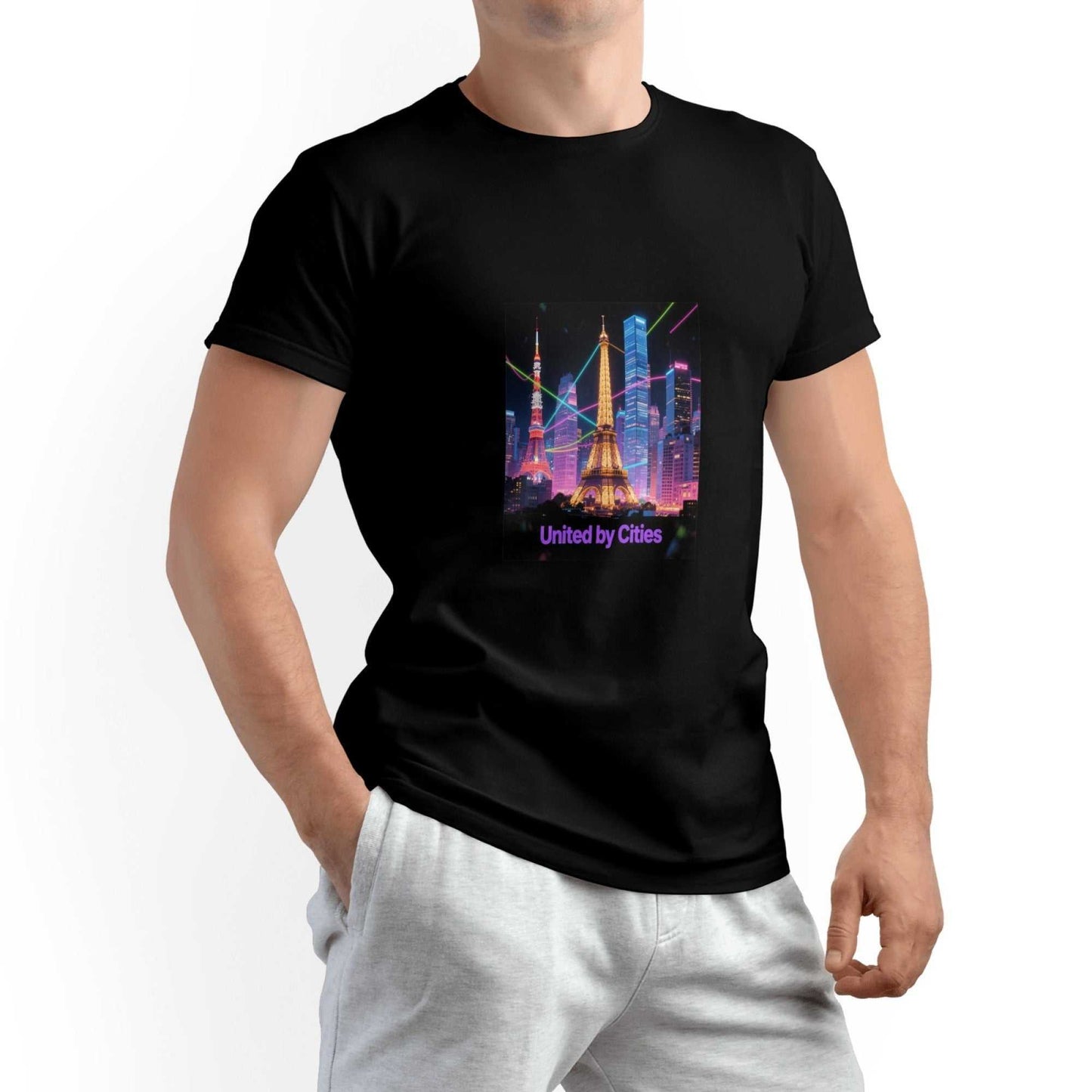 City Printed Pure Cotton T-Shirt