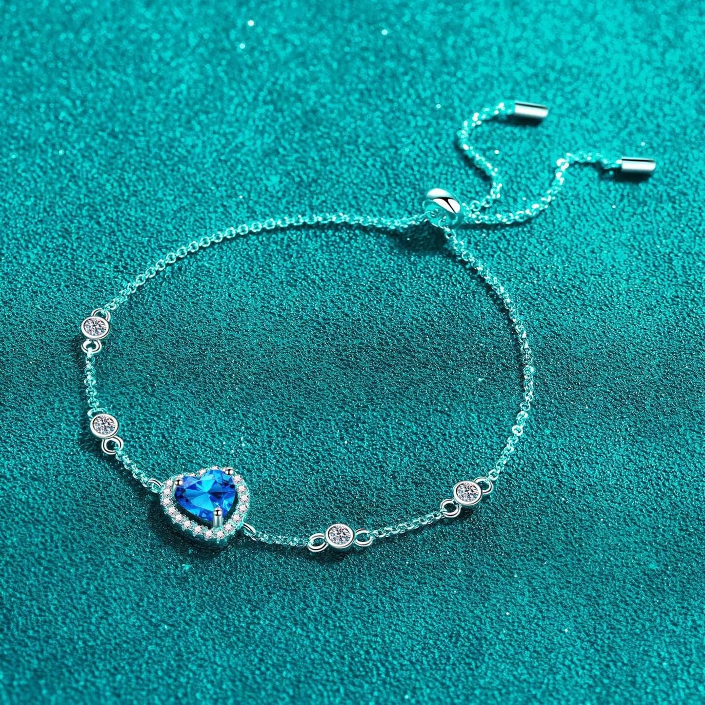 1 Carat Moissanite 925 Sterling Silver Bracelet - Purcell's Clothing Company