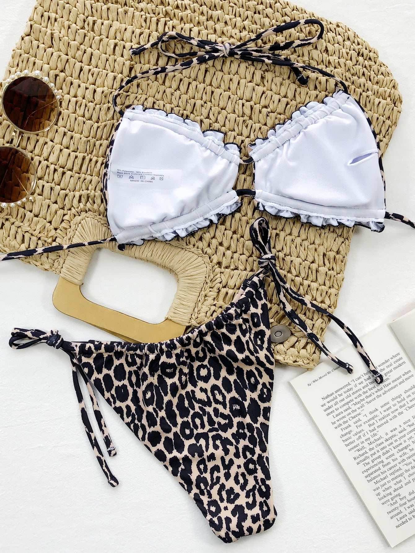 Frill Trill Halter Neck Bikini Set - Purcell's Clothing Company