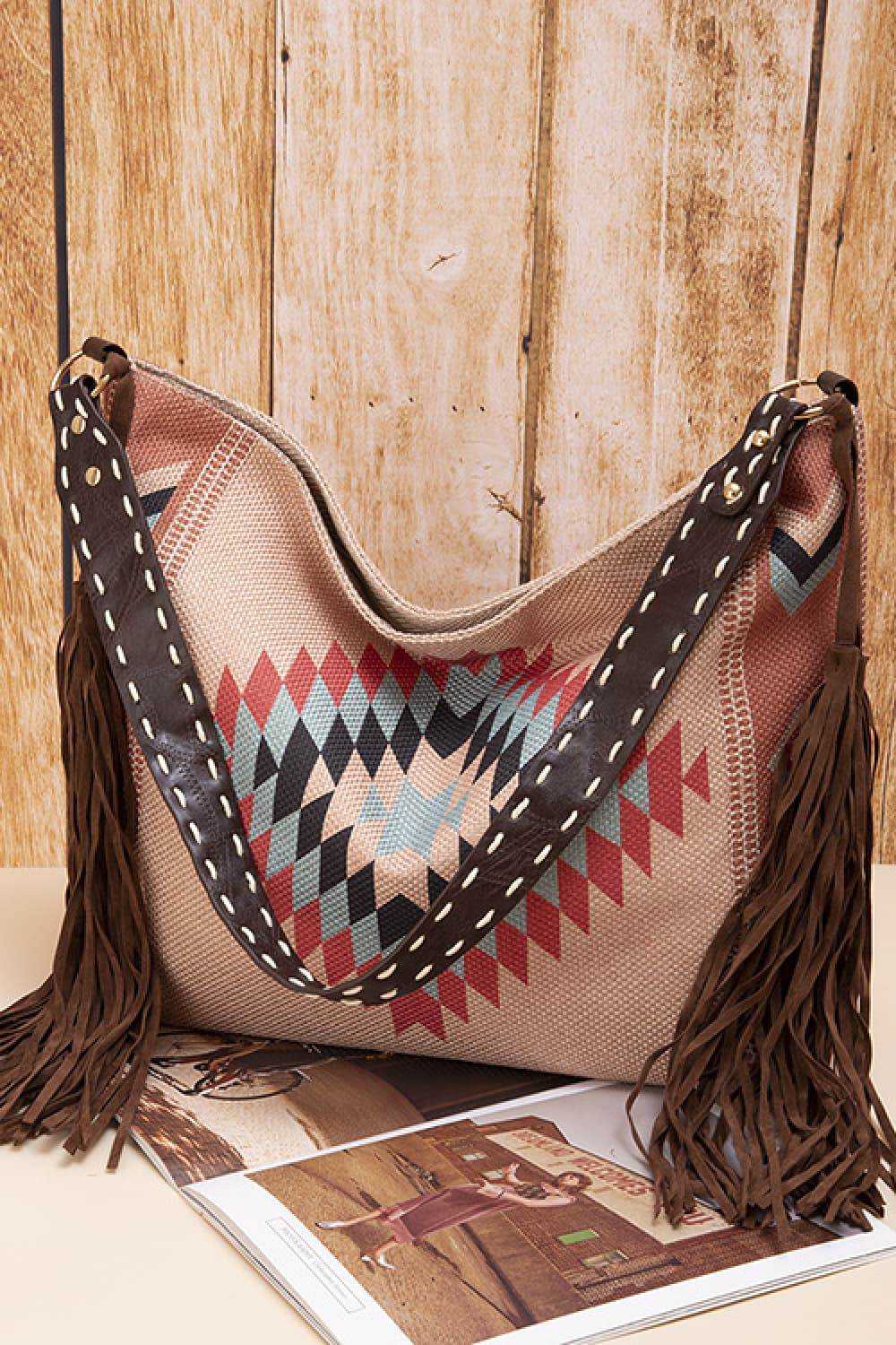 Geometric Canvas Tote Bag - Purcell's Clothing Company