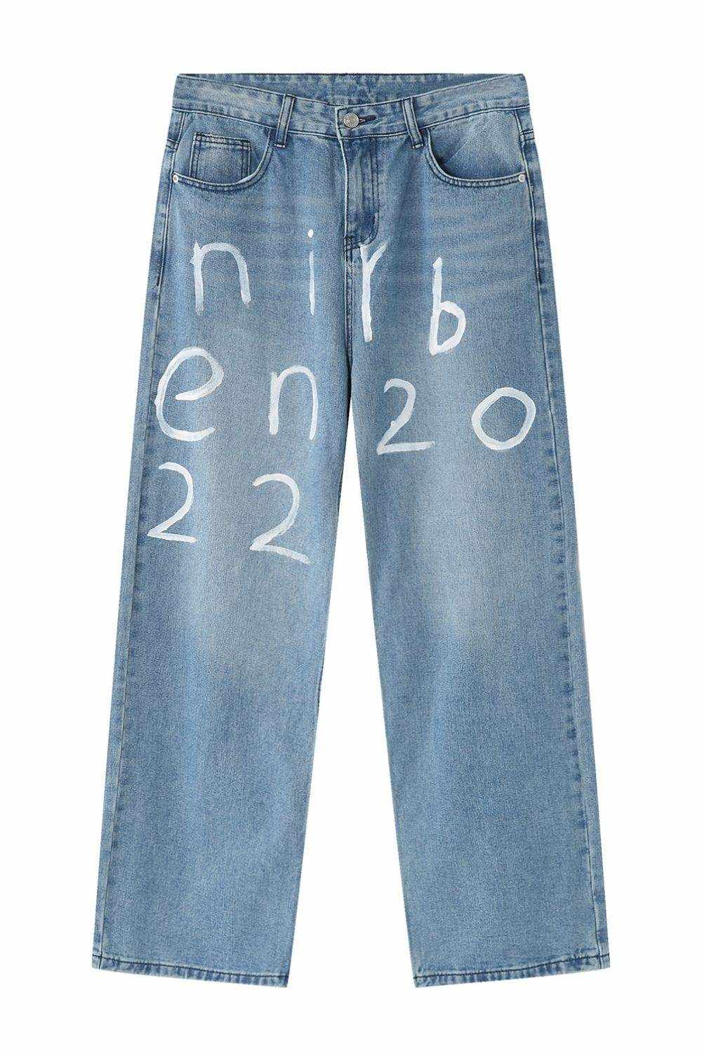 Men's Graffiti Wide Leg Jeans - Purcell's Clothing Company