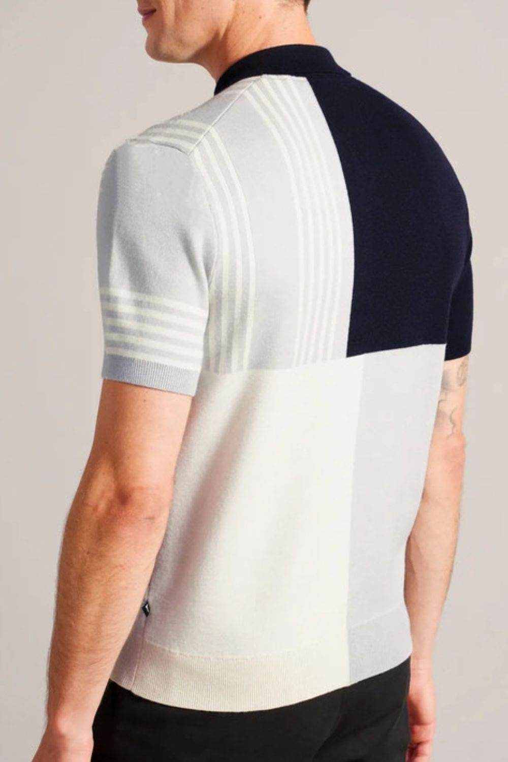 Color Block Short Sleeve Polo - Purcell's Clothing Company