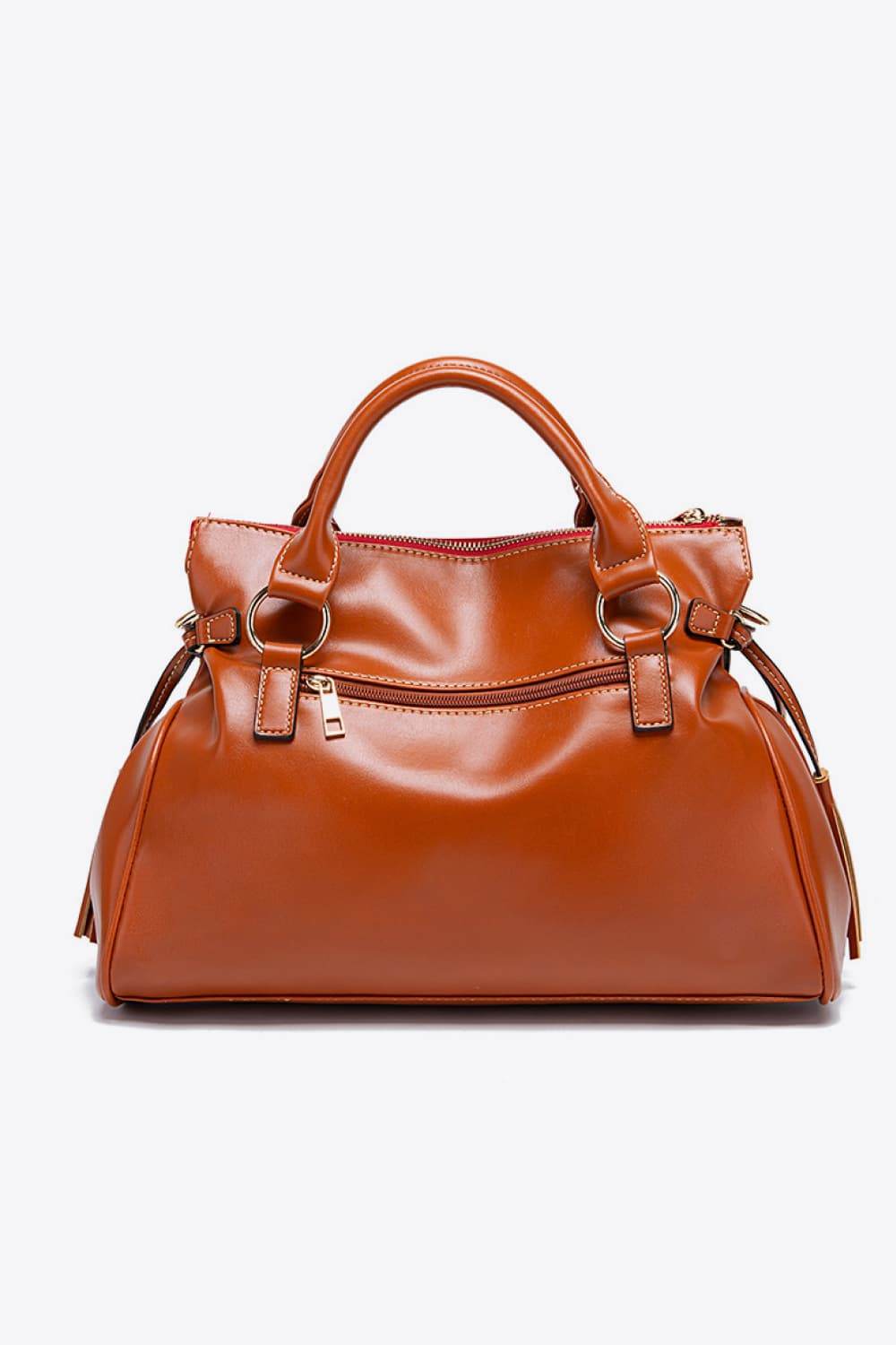 PU Leather Handbag with Tassels - Purcell's Clothing Company