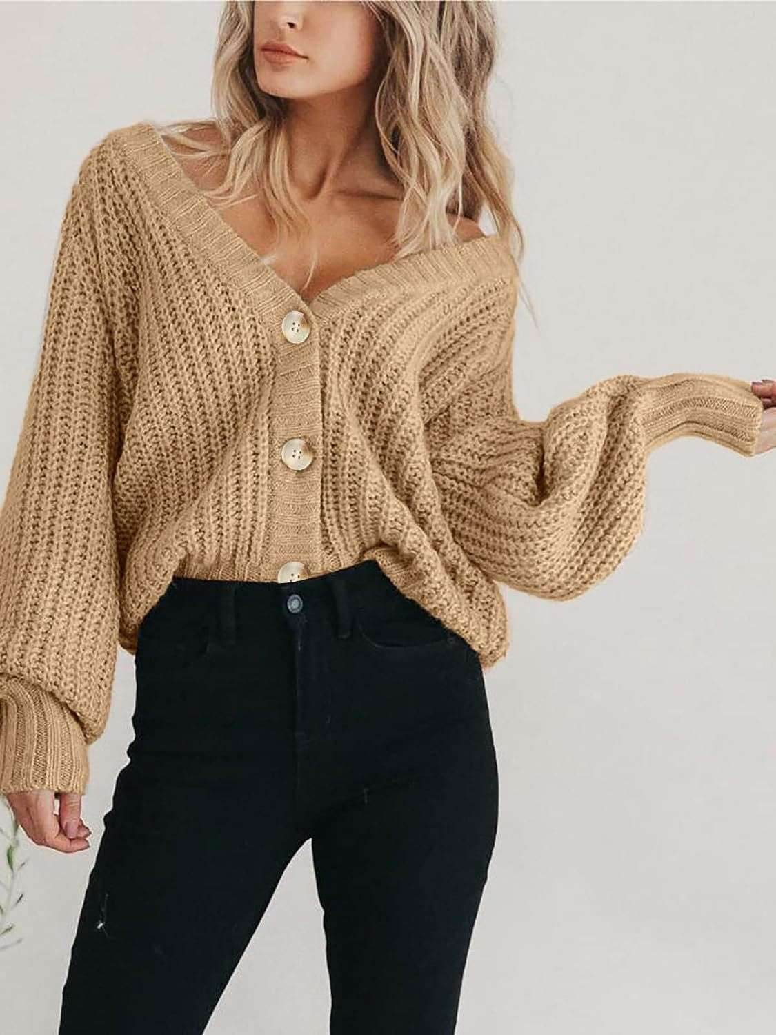 Button Up Long Sleeve Cardigan - Purcell's Clothing Company