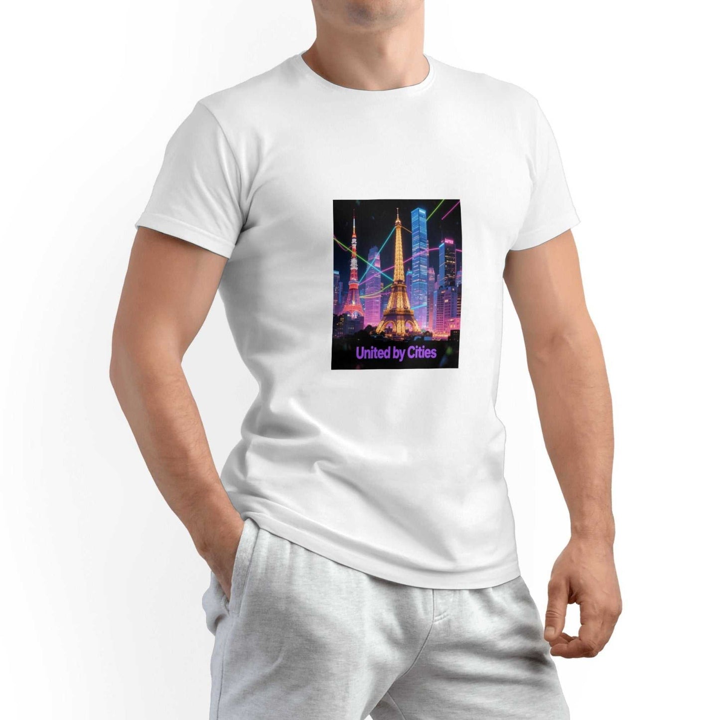 City Printed Pure Cotton T-Shirt
