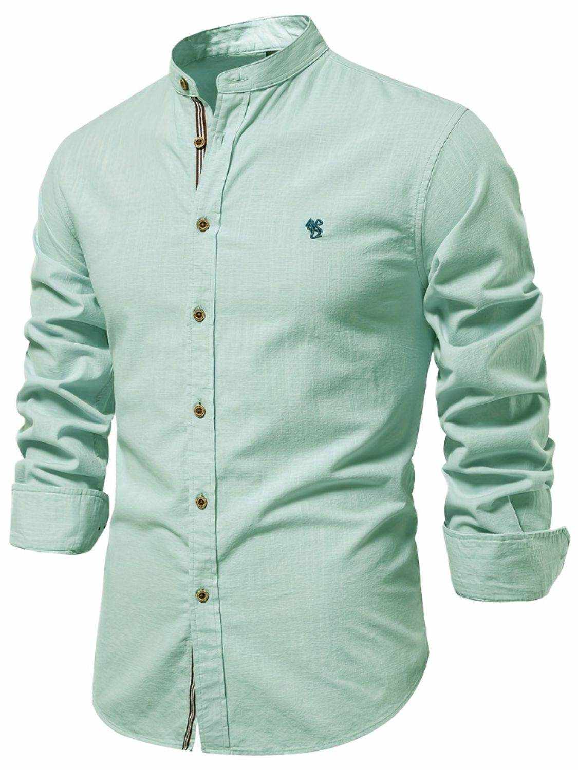 Button Down Embroidered Shirt - Purcell's Clothing Company