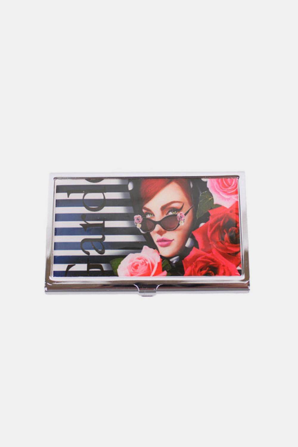 Nicole Lee USA Printed Business Card Case - Purcell's Clothing Company