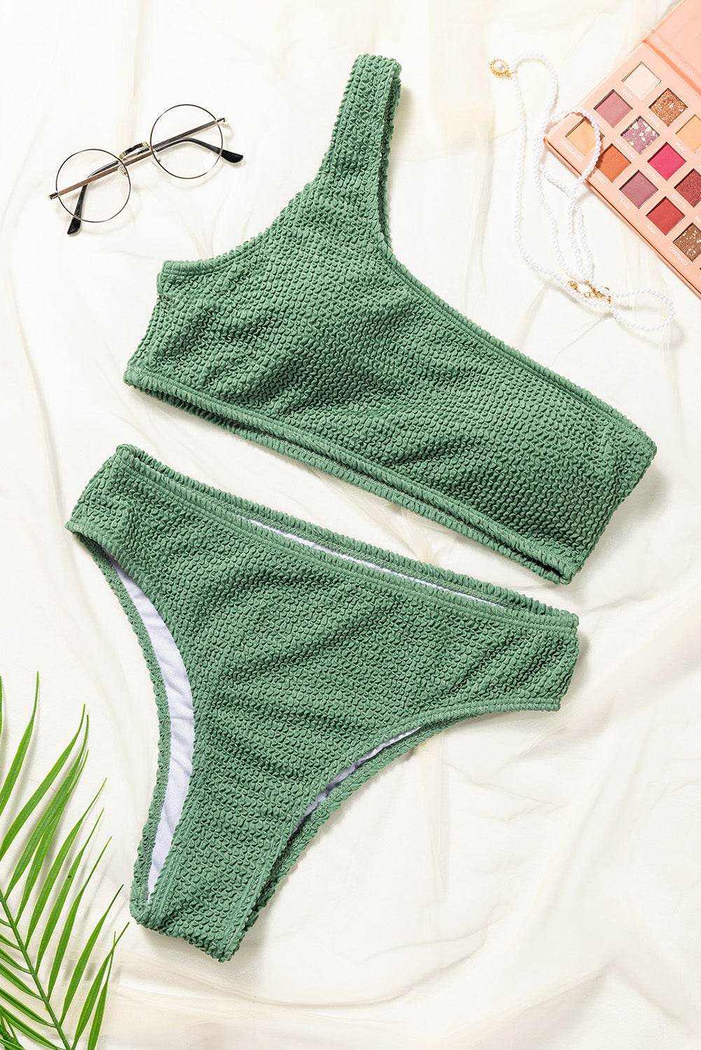 Single Shoulder Bikini Set - Purcell's Clothing Company