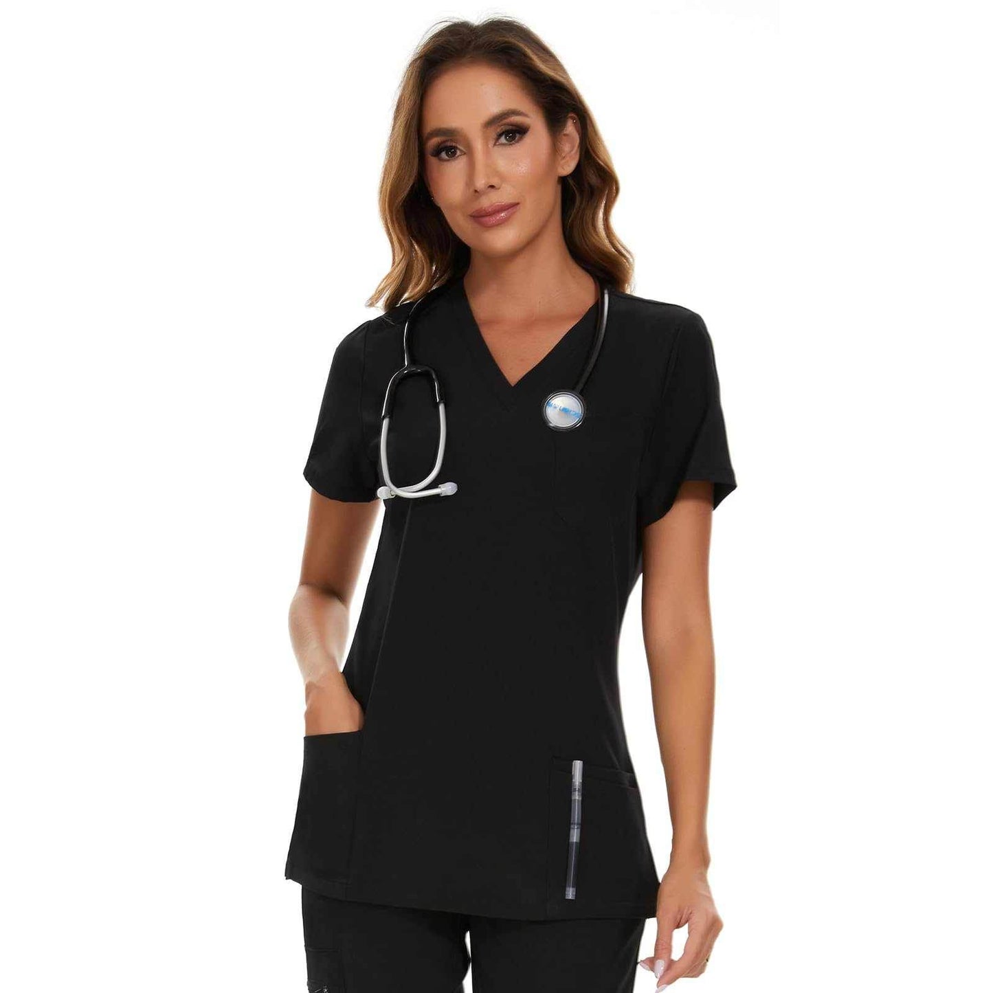 COZYFIT Scrub Top - Soft Stretch 3 Pocket - Purcell's Clothing Company