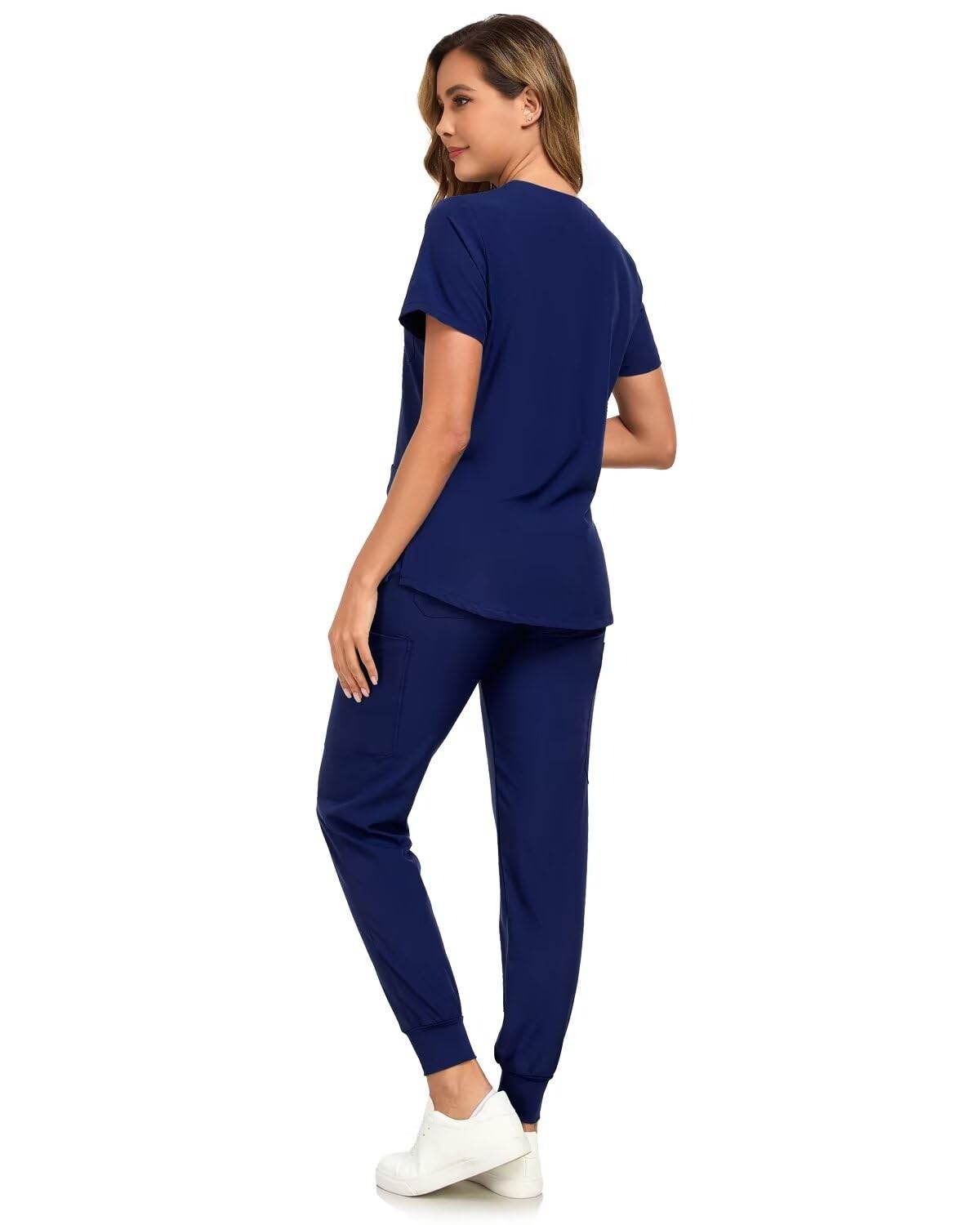 Stretch V-Neck Top & Cargo Pants - Purcell's Clothing Company
