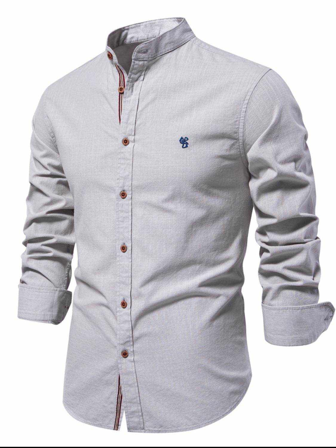 Button Down Embroidered Shirt - Purcell's Clothing Company