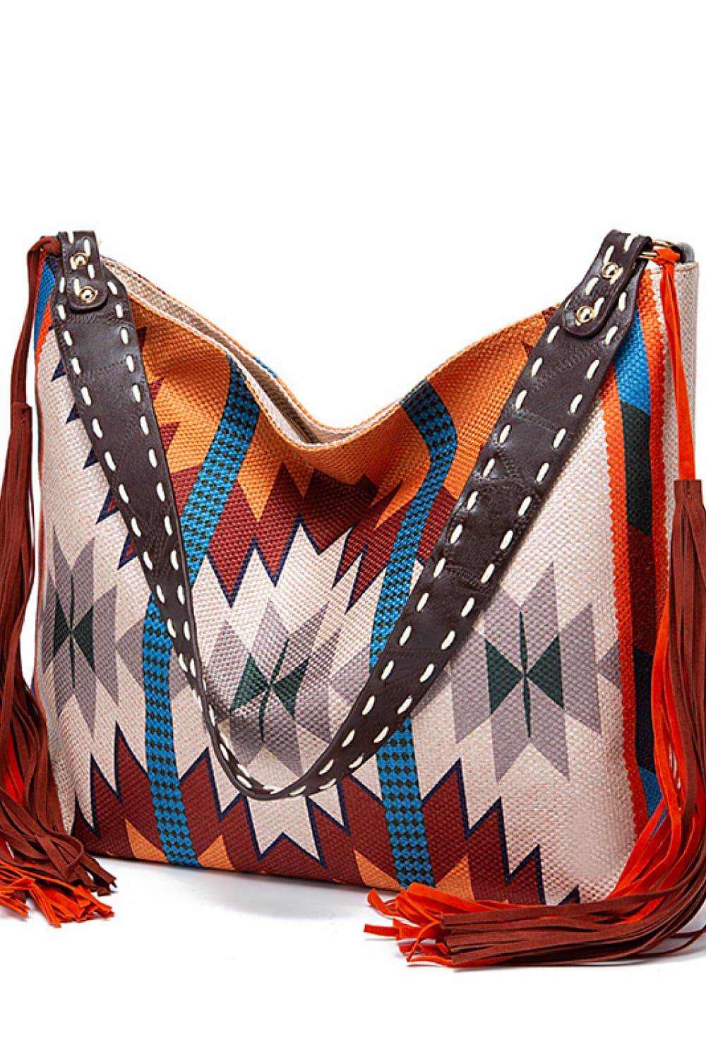 Geometric Canvas Tote Bag - Purcell's Clothing Company