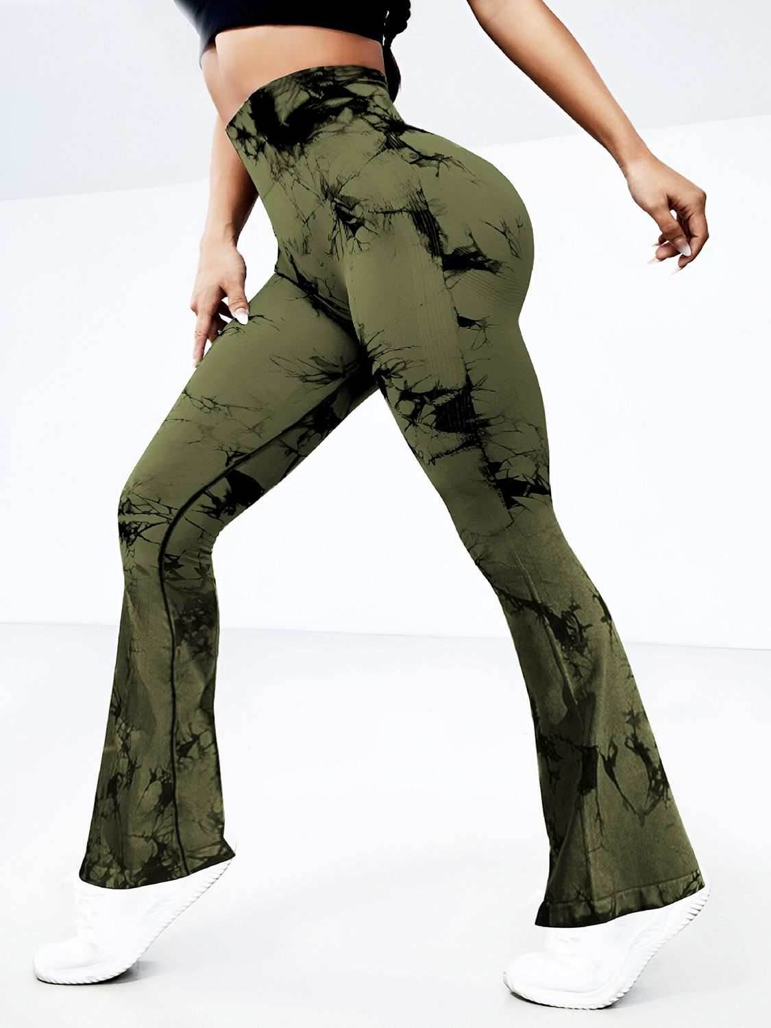 Tie-Dye High Waist Active Leggings - Purcell's Clothing Company