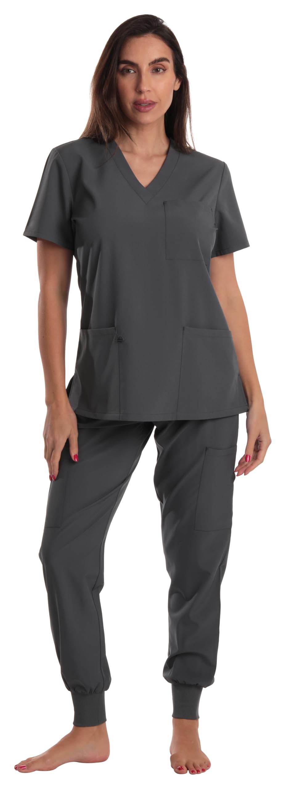 JUST LOVE V-Neck Scrub Set - Purcell's Clothing Company