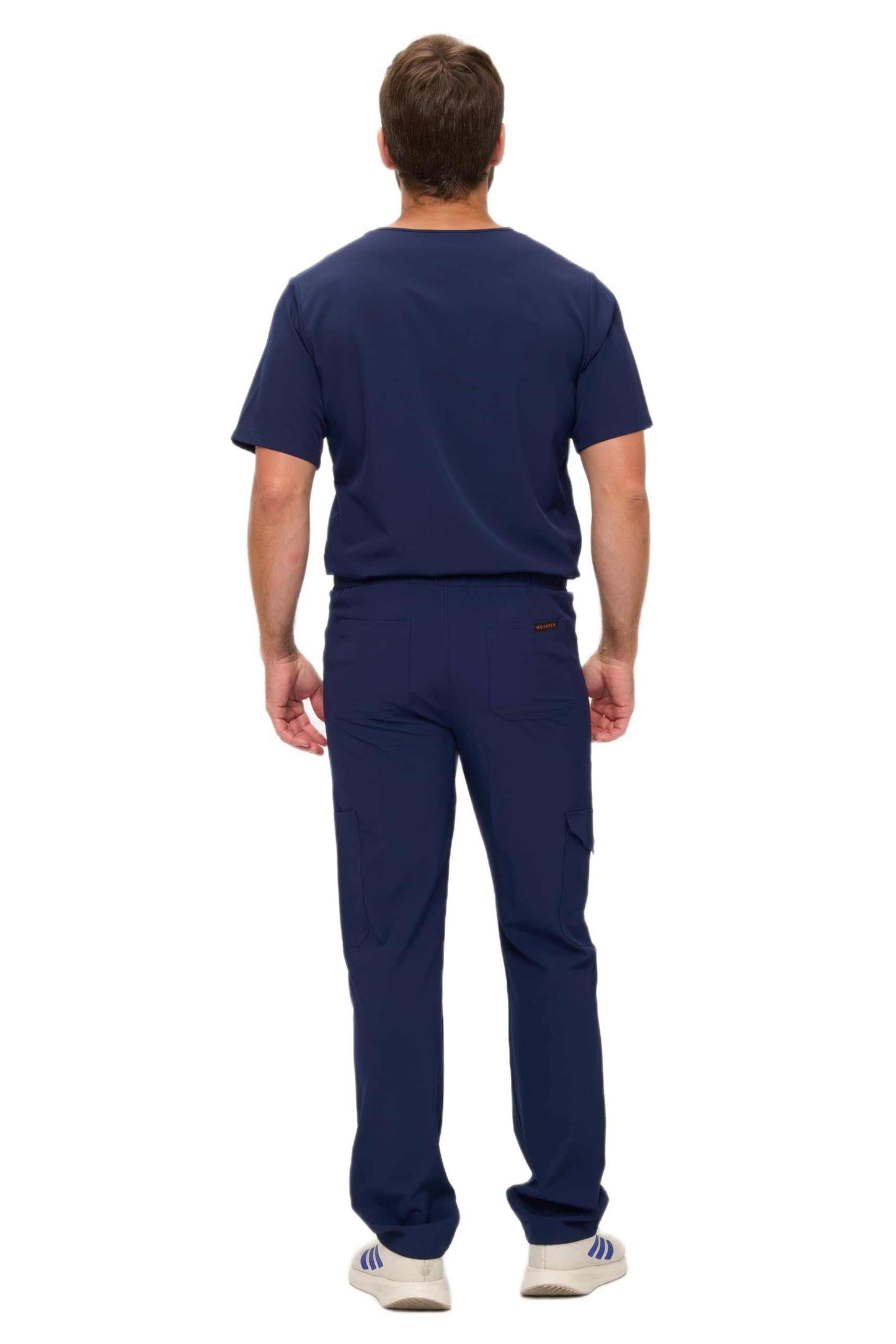 Multi-Pocket Cargo Scrub Set