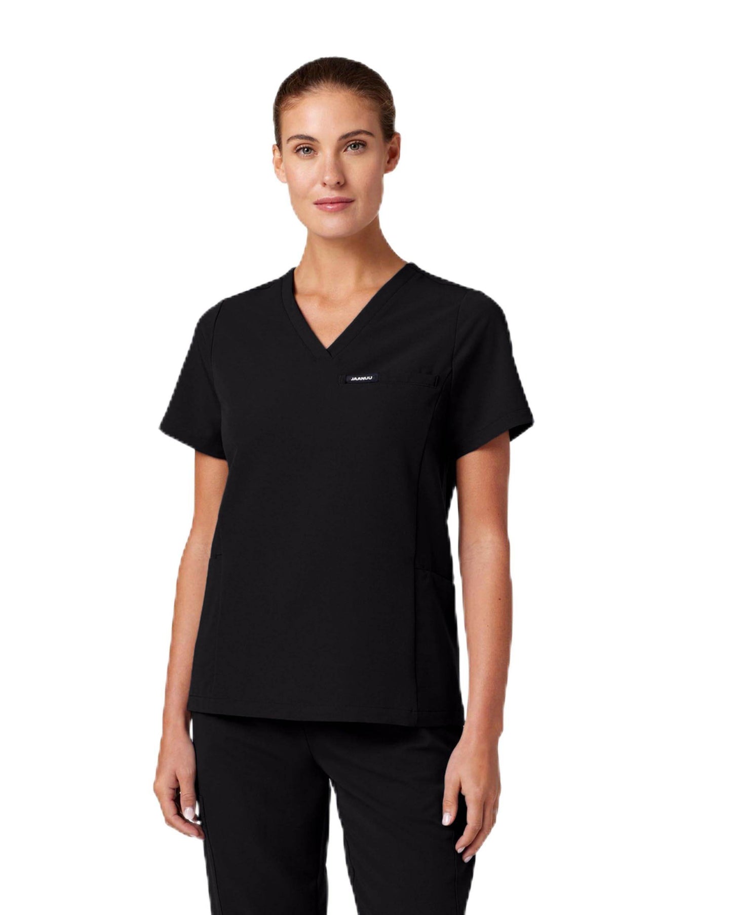 Jaanuu Magna 3-Pocket Classic V-Neck Scrub Top - Purcell's Clothing Company
