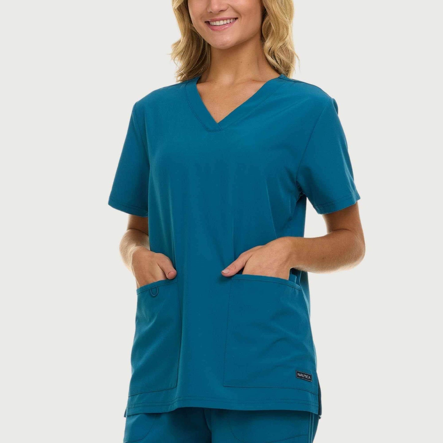 Nautica Scrub Top - V-Neck 3 Pocket - Purcell's Clothing Company