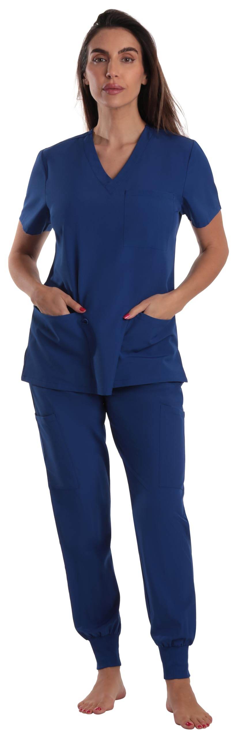 JUST LOVE V-Neck Scrub Set - Purcell's Clothing Company