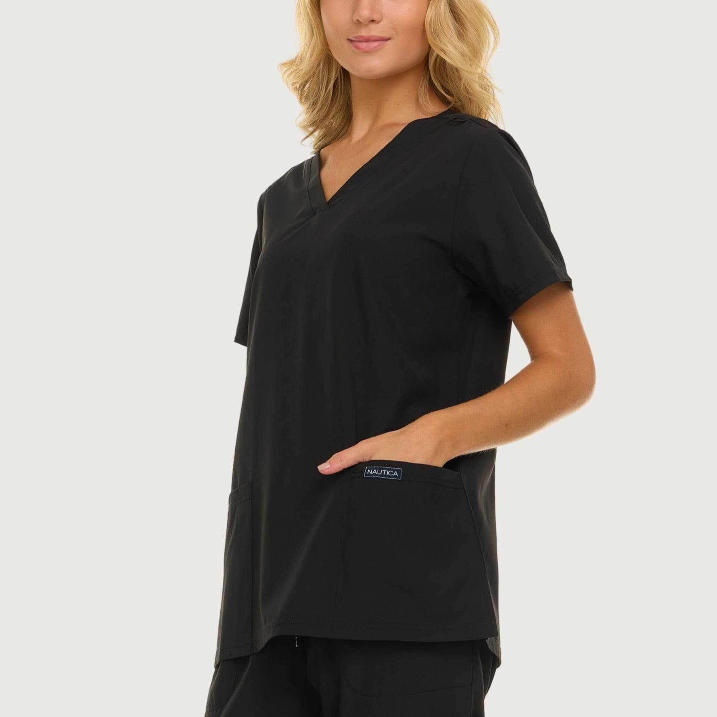 Nautica Scrub Top - V-Neck 3 Pocket - Purcell's Clothing Company