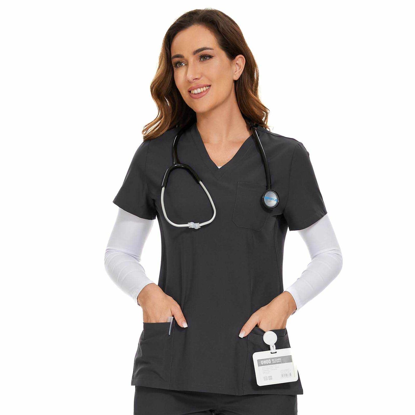 COZYFIT Scrub Top - Soft Stretch 3 Pocket - Purcell's Clothing Company