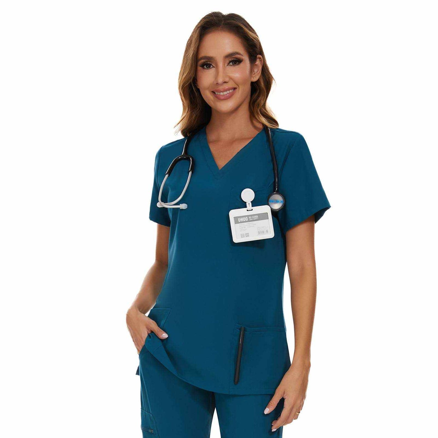 COZYFIT Scrub Top - Soft Stretch 3 Pocket - Purcell's Clothing Company