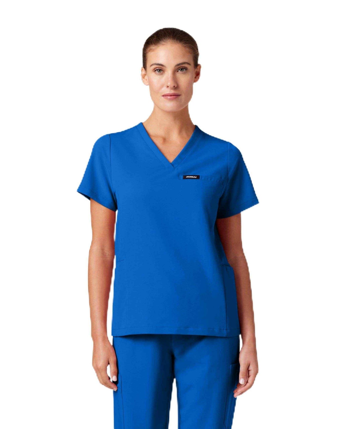 Jaanuu Magna 3-Pocket Classic V-Neck Scrub Top - Purcell's Clothing Company