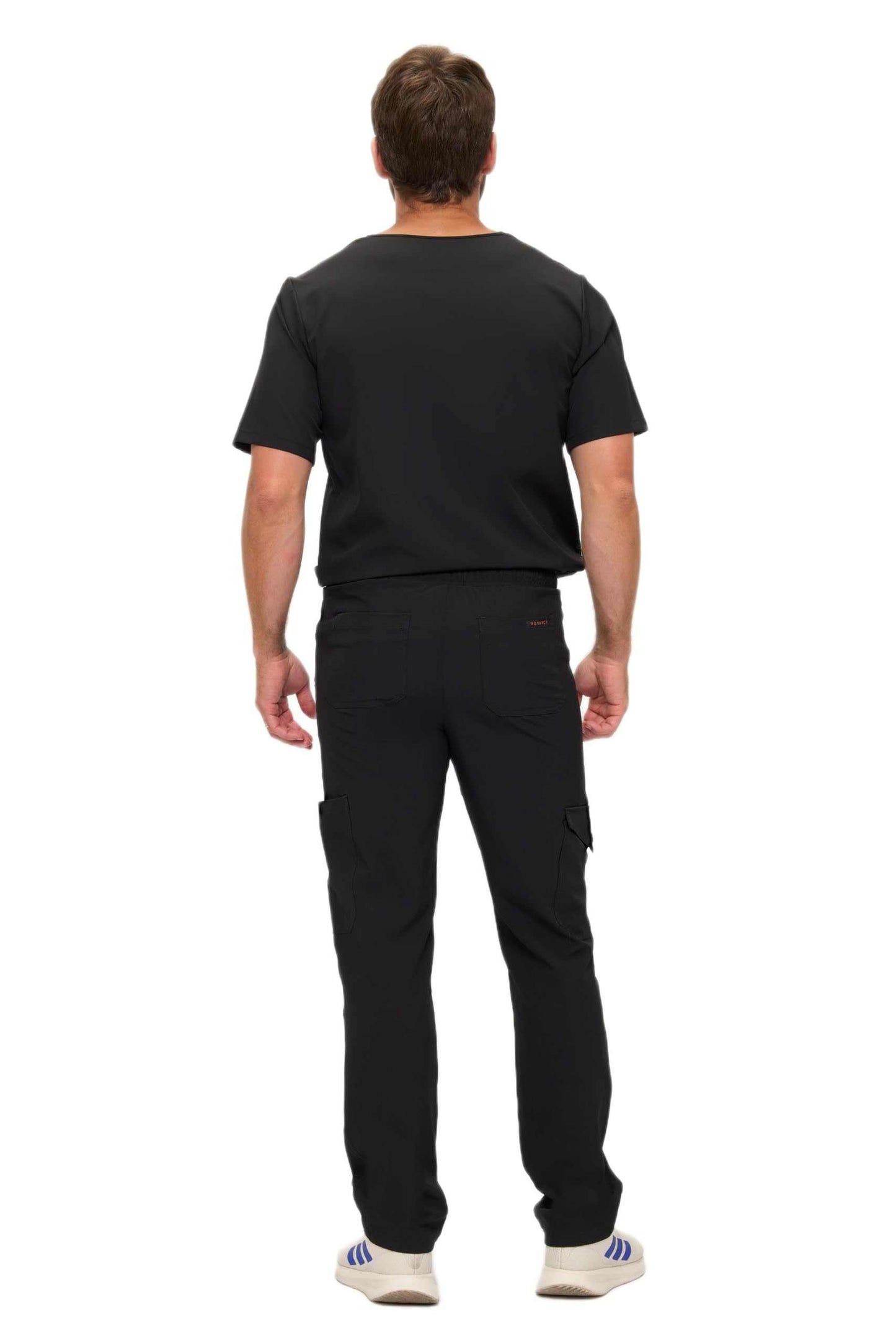 Multi-Pocket Cargo Scrub Set
