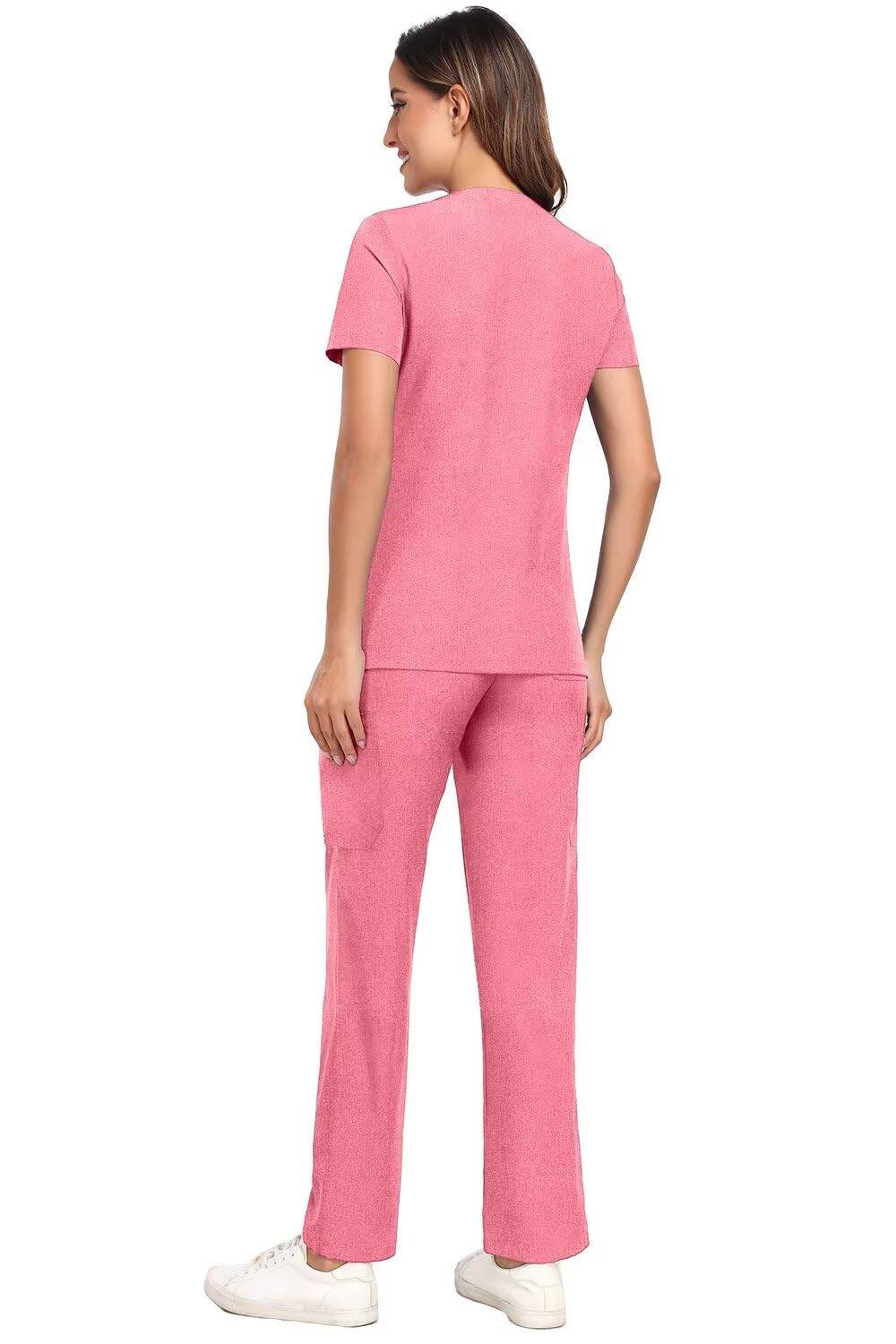 Stretch V-Neck Top & Cargo Pants - Purcell's Clothing Company
