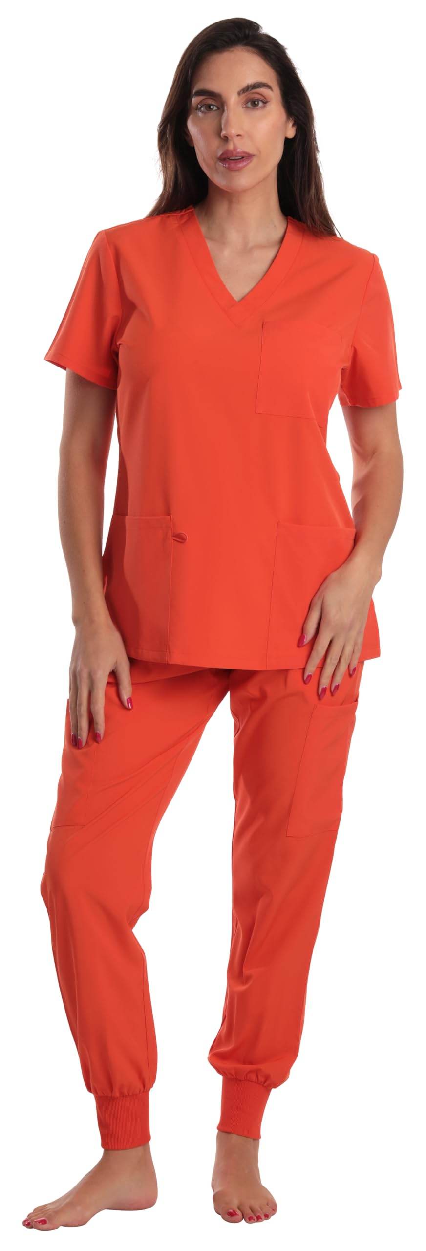 JUST LOVE V-Neck Scrub Set - Purcell's Clothing Company