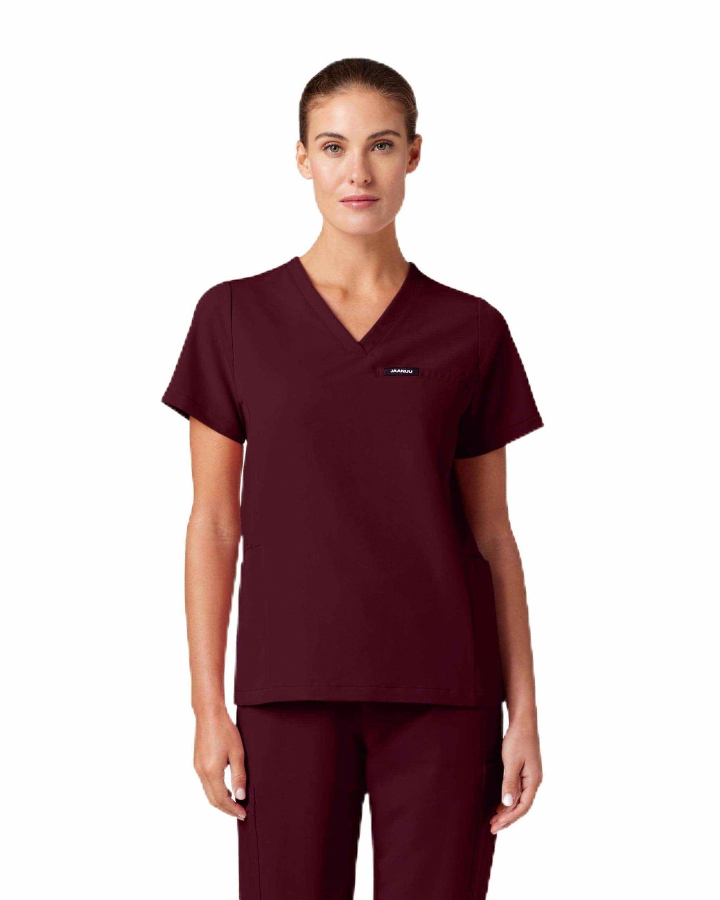 Jaanuu Magna 3-Pocket Classic V-Neck Scrub Top - Purcell's Clothing Company