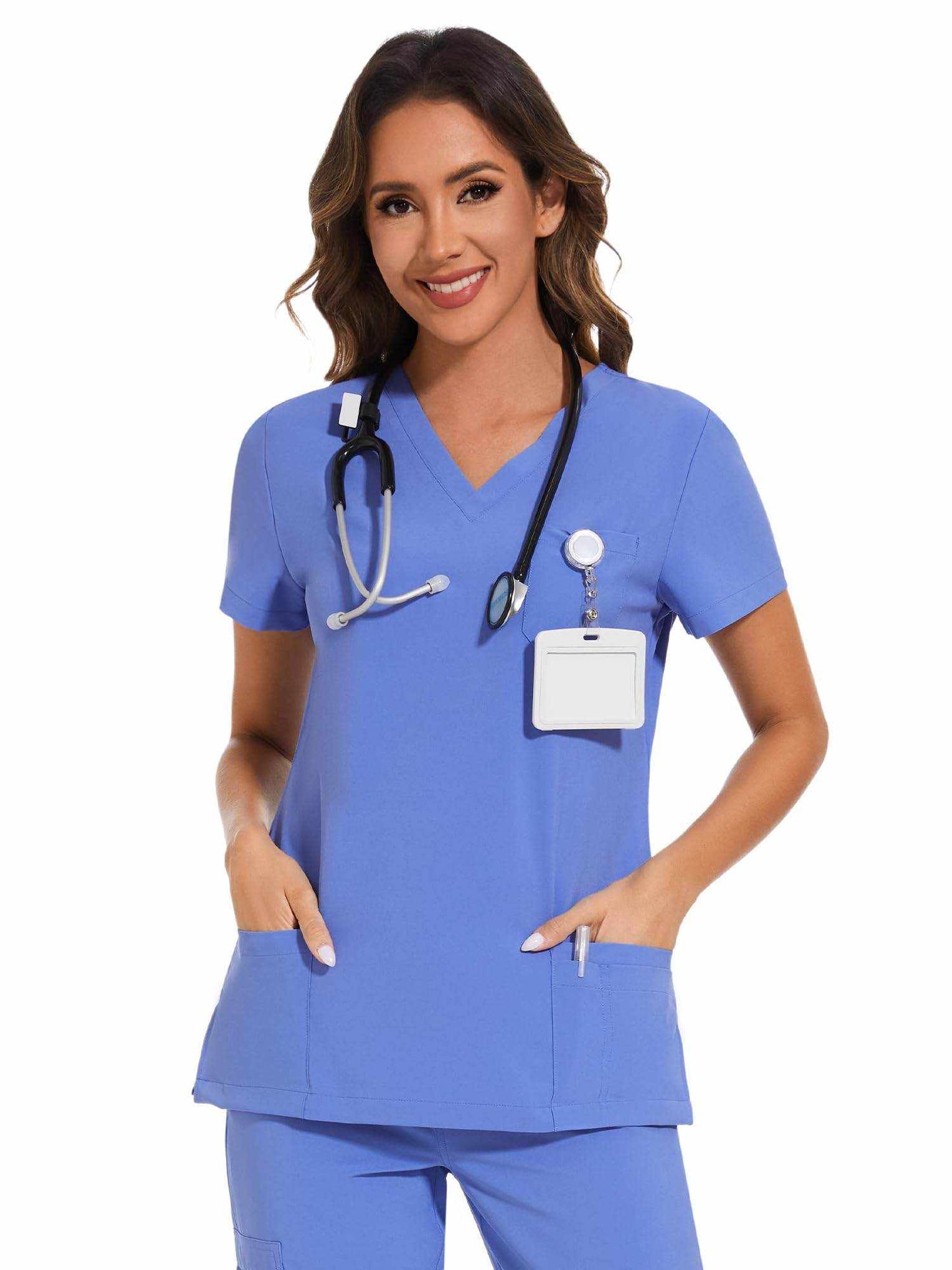 COZYFIT Scrub Top - Soft Stretch 3 Pocket - Purcell's Clothing Company