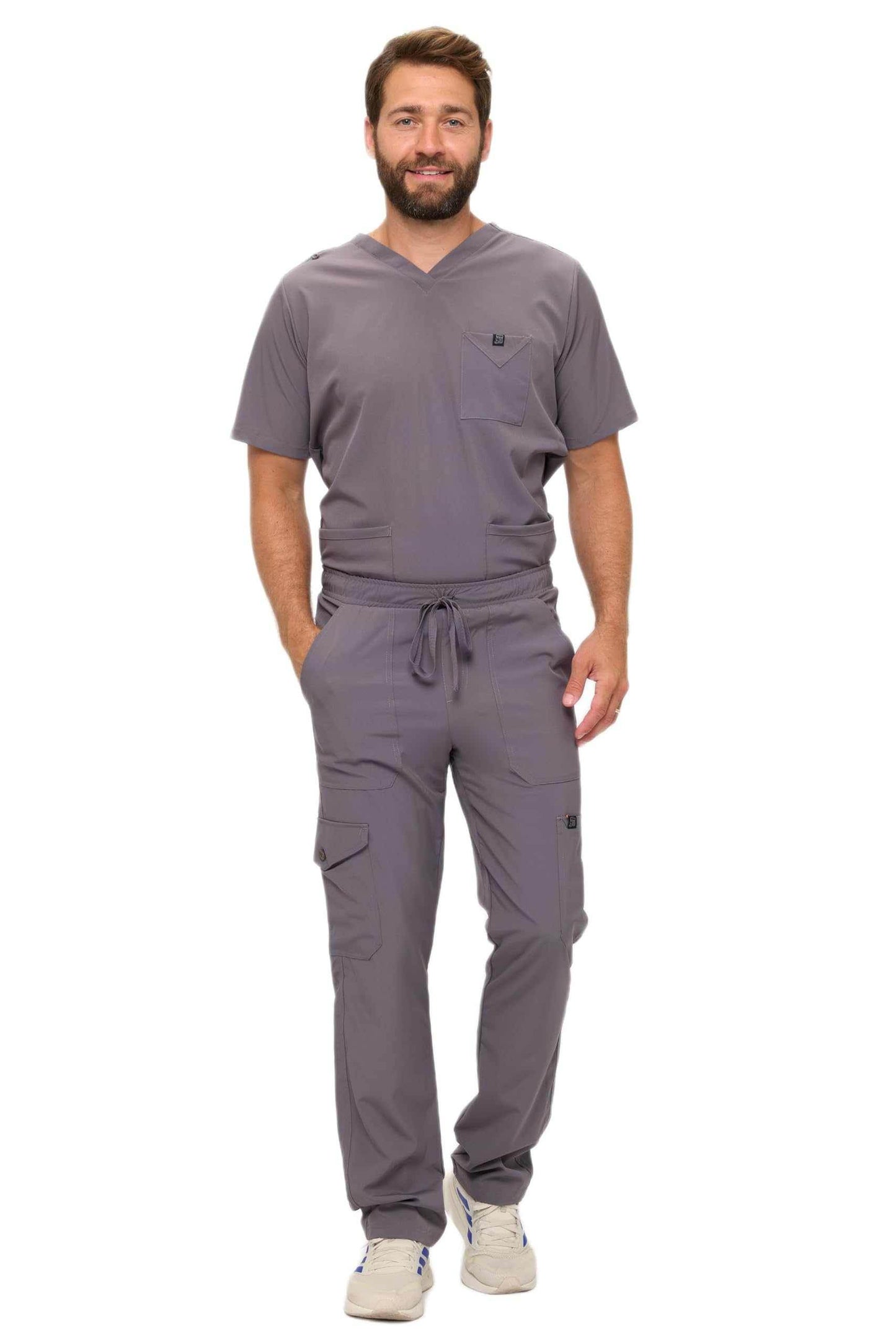 Multi-Pocket Cargo Scrub Set - Purcell's Clothing Company