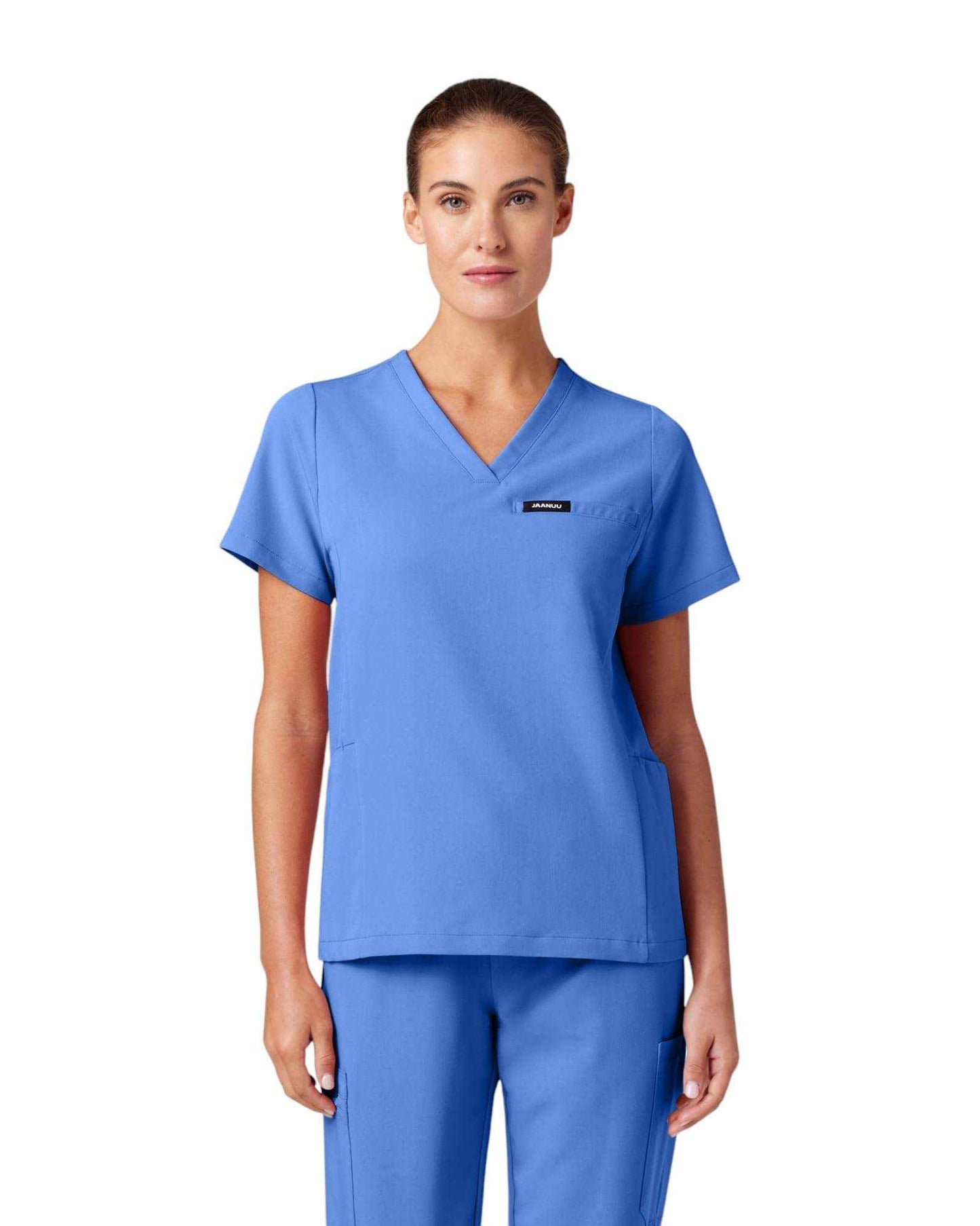 Jaanuu Magna 3-Pocket Classic V-Neck Scrub Top - Purcell's Clothing Company